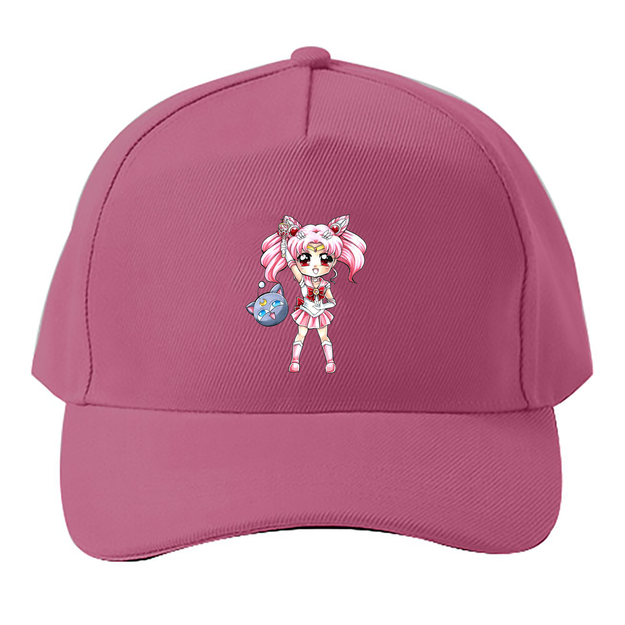 （画像用） 美少女戦士セーラームーン ちびうさ Sailor Moon Chibiusa Tsukino Usagi Small Lady Serenity ベースボールキャップ 綿100％ 男女兼用 帽子 スポーツ
